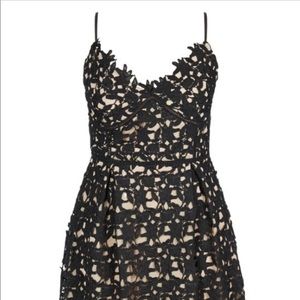 FIT & FLARE LACE DRESS